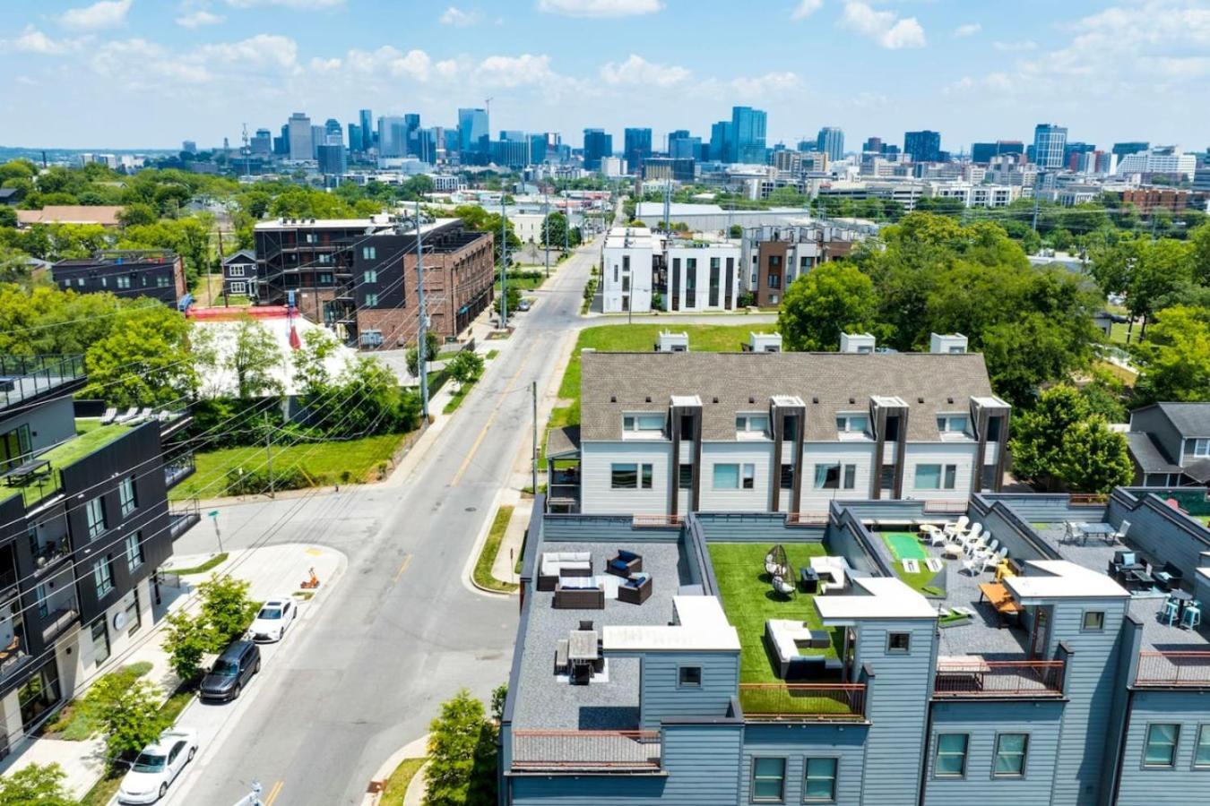 Luxury Double Townhomes With Two Huge Sky Rooftops 내슈빌 외부 사진