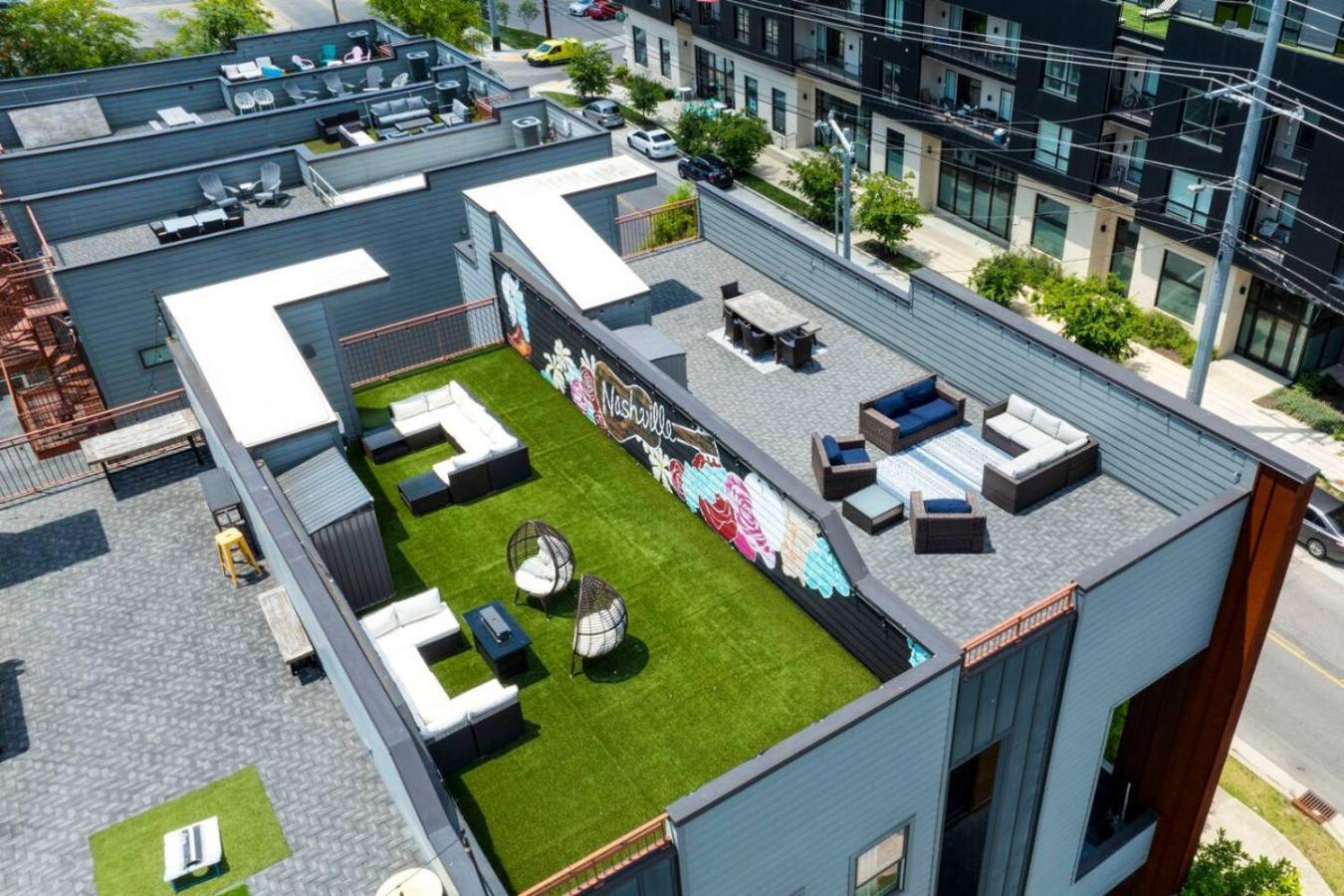 Luxury Double Townhomes With Two Huge Sky Rooftops 내슈빌 외부 사진